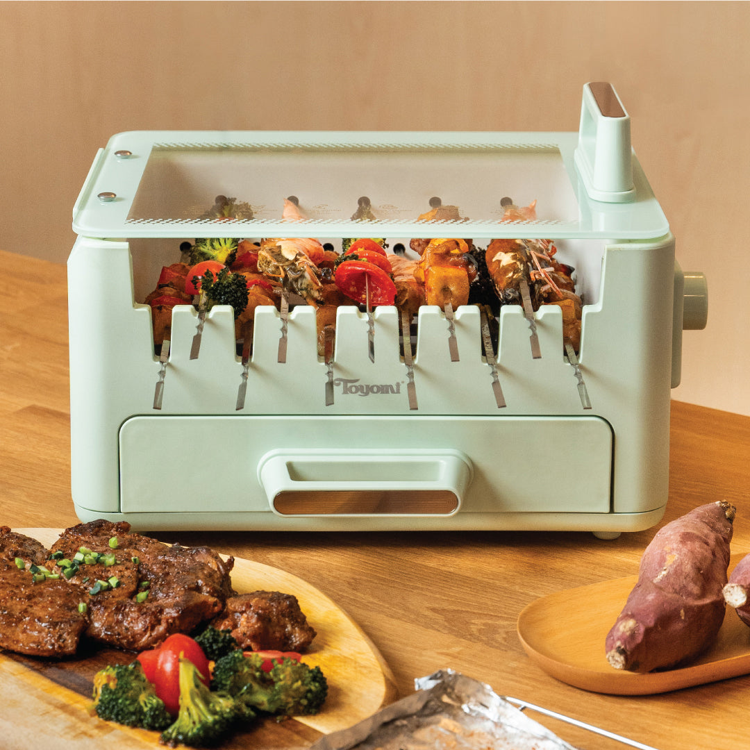 [Homes Bundle] Induction Cooker IH 15V15 + 4-in-1 Rotating SkewerPro Grill BBQS 3000