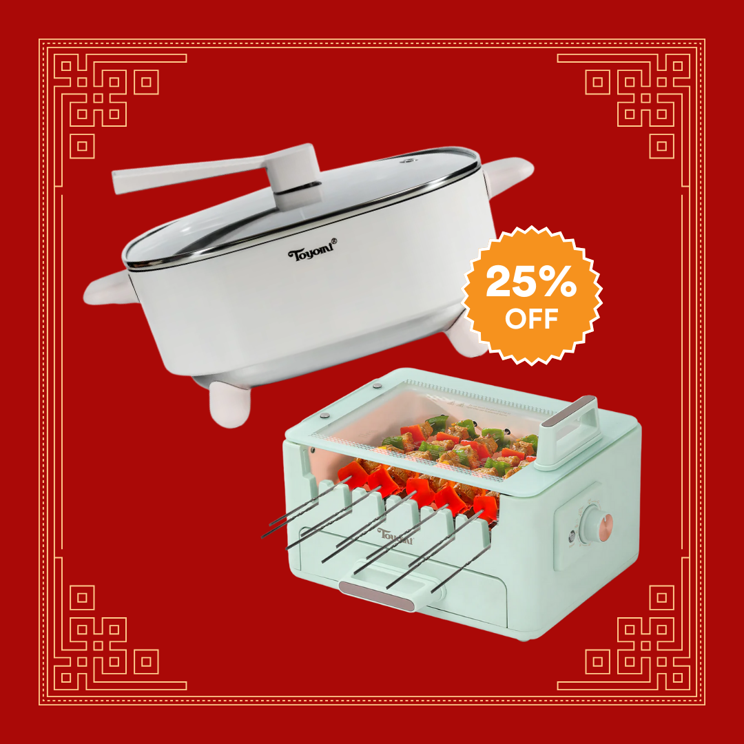 CNY Bundle: Smokeless Skewers & Yuan Yang Hot Pot (BBQS 3000 + MC 5001)