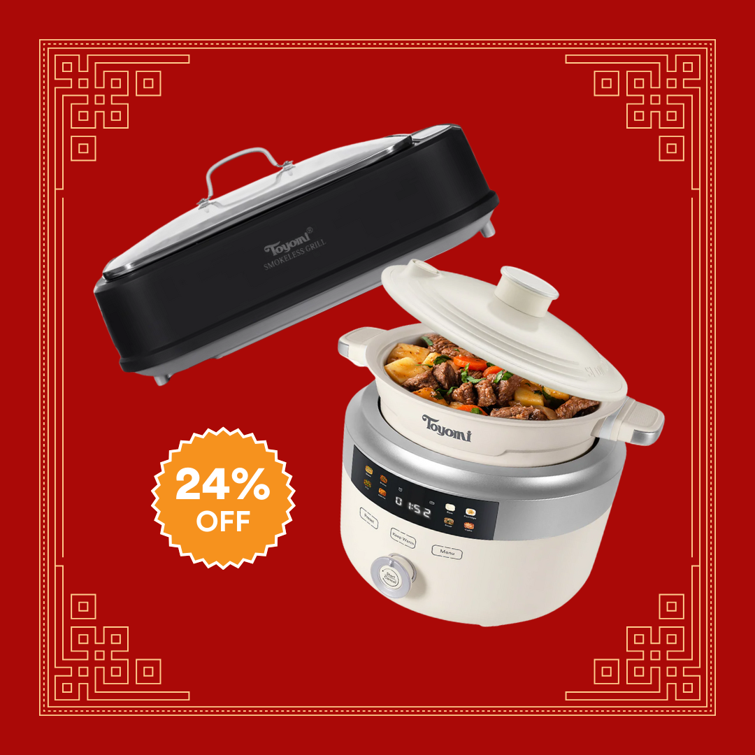 CNY Bundle: Yuan Yang Hot Pot & Smokeless Grill (SMC 4396 + BBQ 2002)