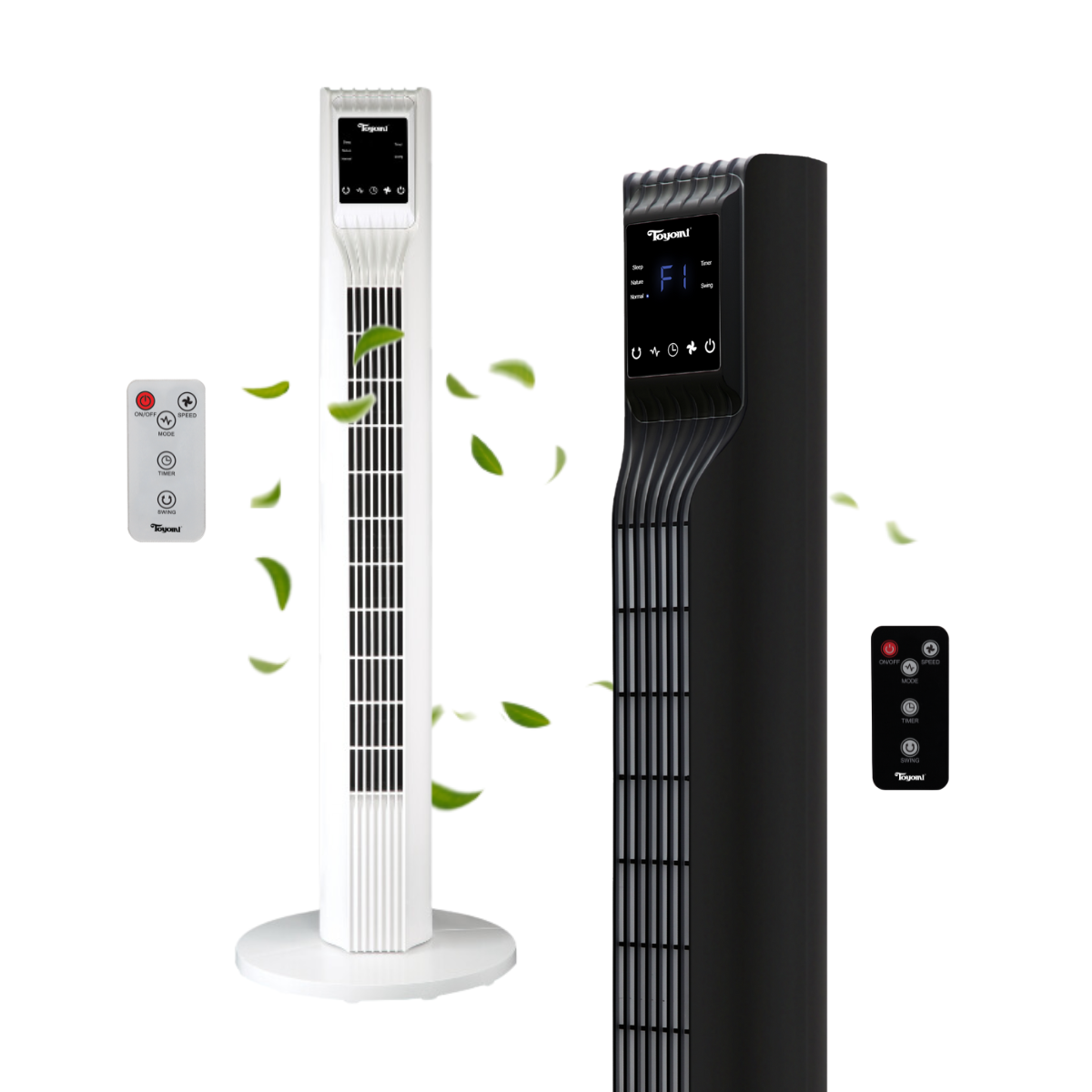 TOYOMI Airy Tower Fan with Remote TW 2103R Bundle