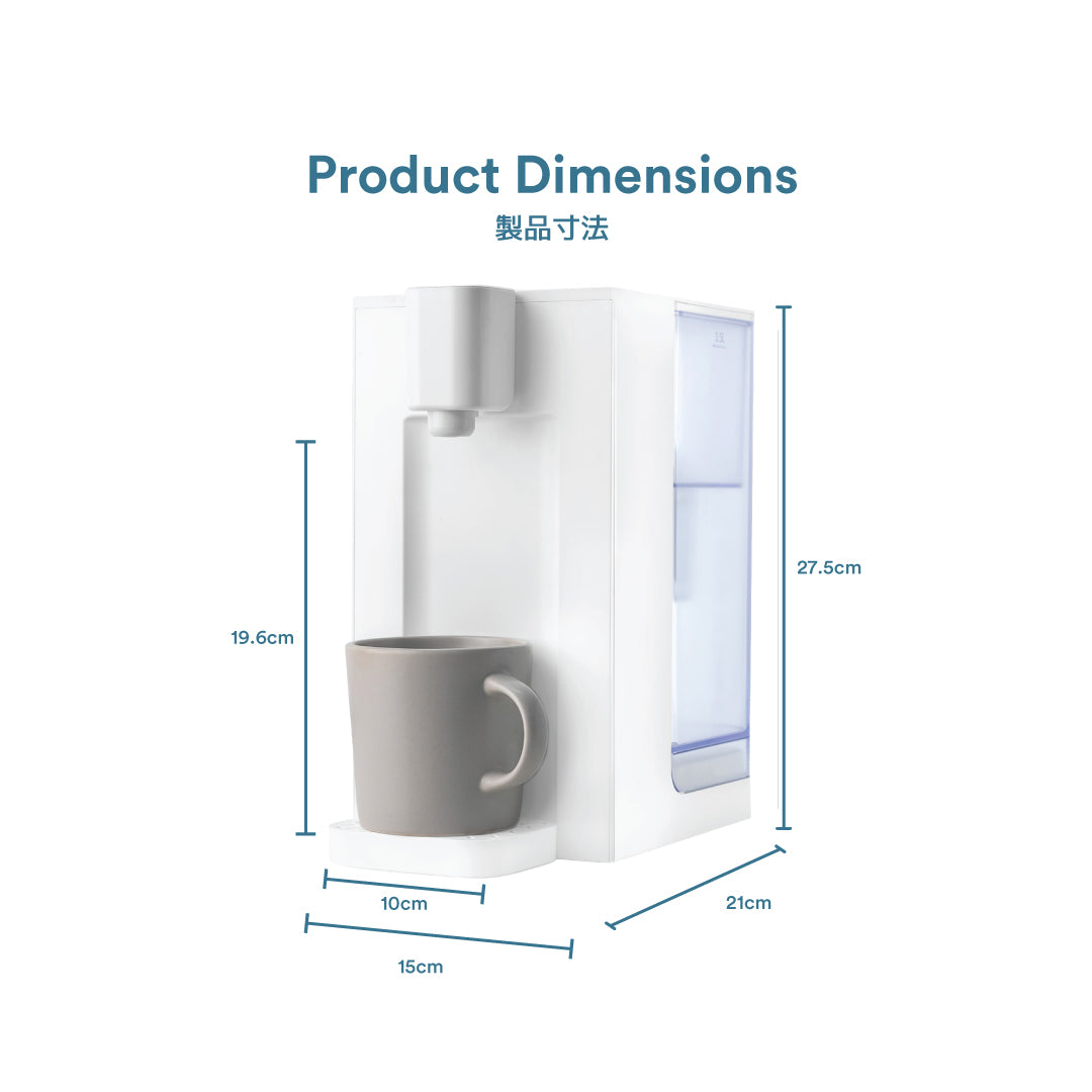 Toyomi 3.5L InstantBoil Filtered Water Dispenser with Premium Filter FB 7735F