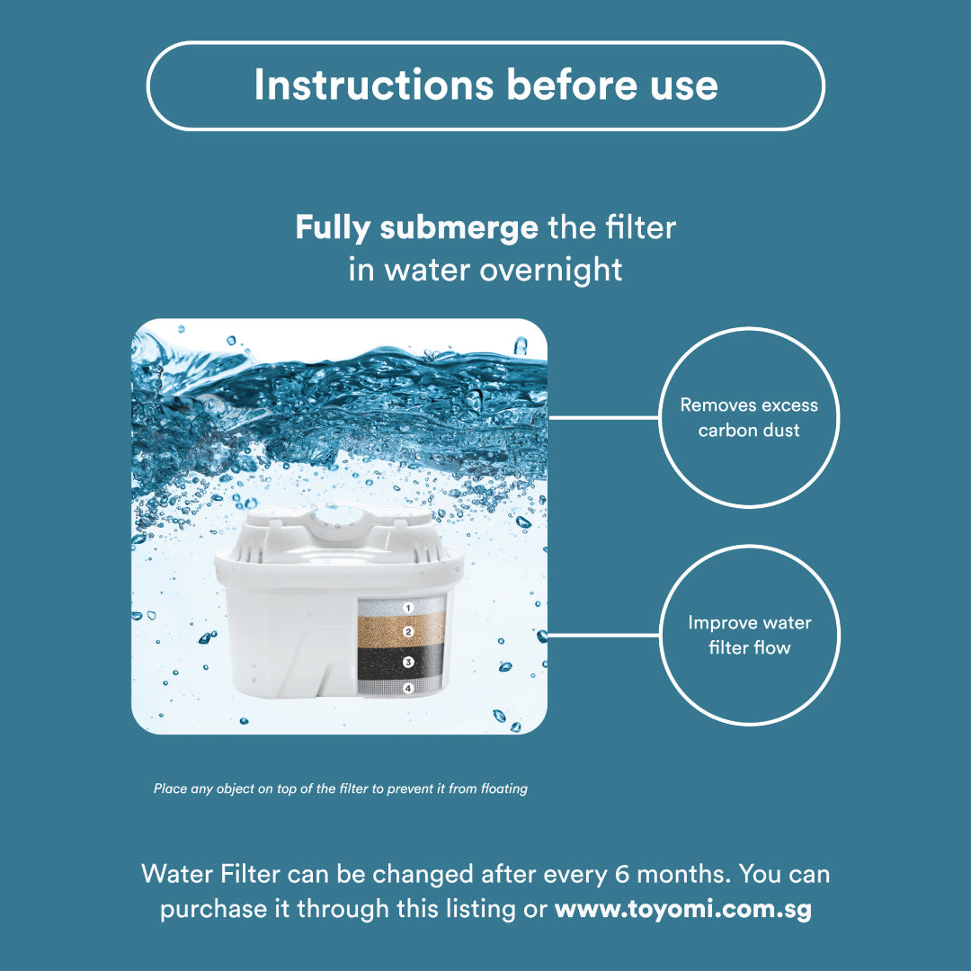 Toyomi 3.5L InstantBoil Filtered Water Dispenser with Premium Filter FB 7735F