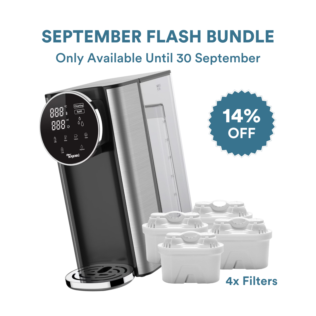 [FLASH] FB 5543F + 4x Filters Bundle | TOYOMI InstantBoil 4.3L Filtered Water Dispenser