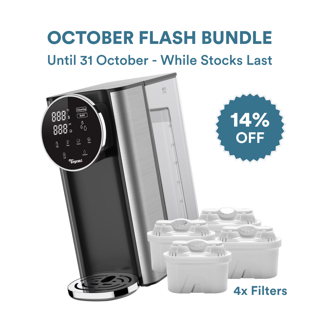 [FLASH] FB 5543F + 4x Filters Bundle | TOYOMI InstantBoil 4.3L Filtered Water Dispenser