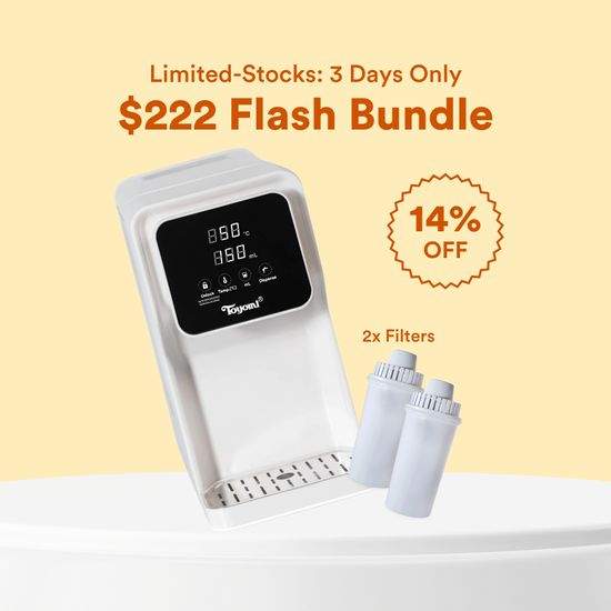 [11.11 SALE] TOYOMI 5.8L Instant Boil Filtered Water Dispenser with Premium UltraNano™ Filter FB 8845F + 2x Filters Bundle