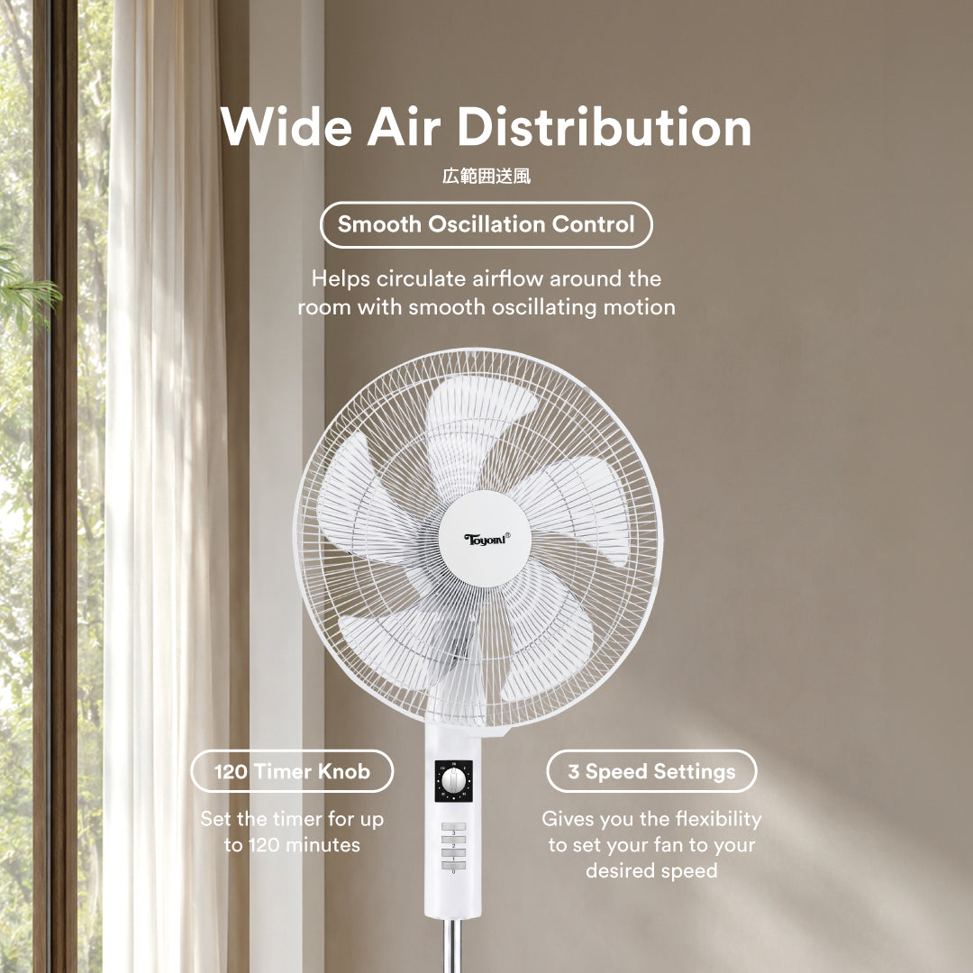 TOYOMI 16" Stand Fan FS 4023