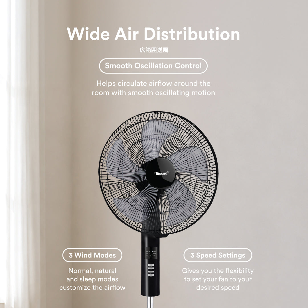 TOYOMI 16" Stand Fan FS 4024R