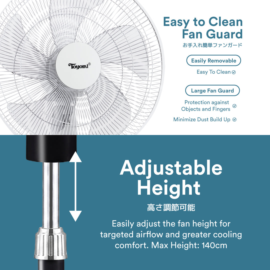 TOYOMI 16" Stand Fan FS 4024R