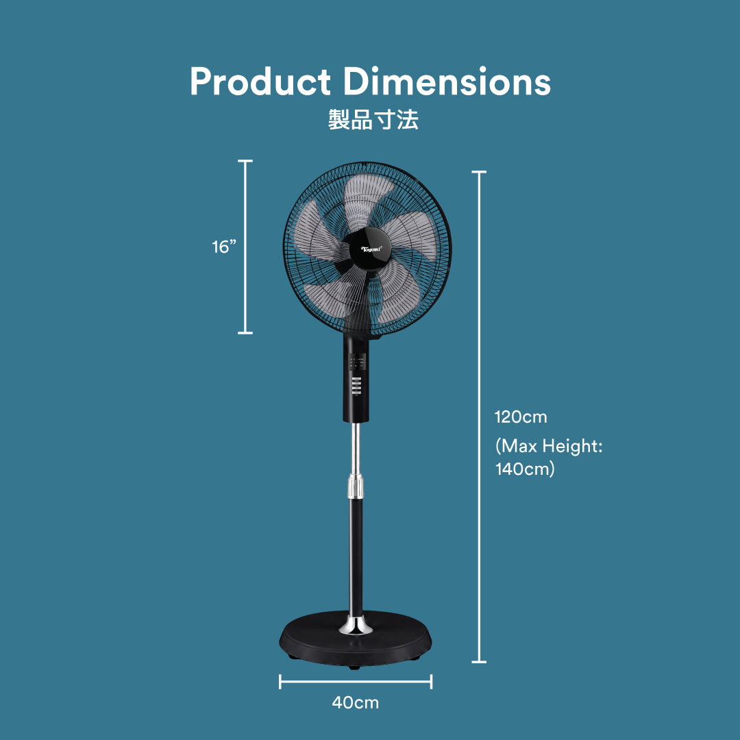 TOYOMI 16" Stand Fan FS 4024R