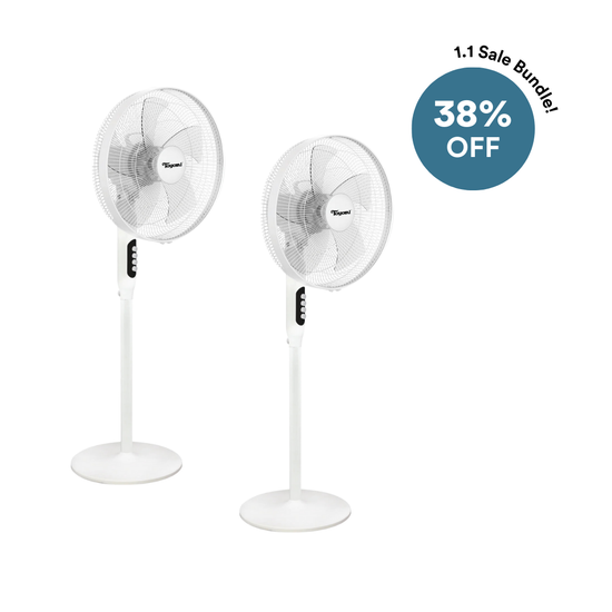 [1.1 Sale Bundle] 2x TOYOMI 16” 3-in-1 Adjustable Stand Fan FS 4076 Bundle