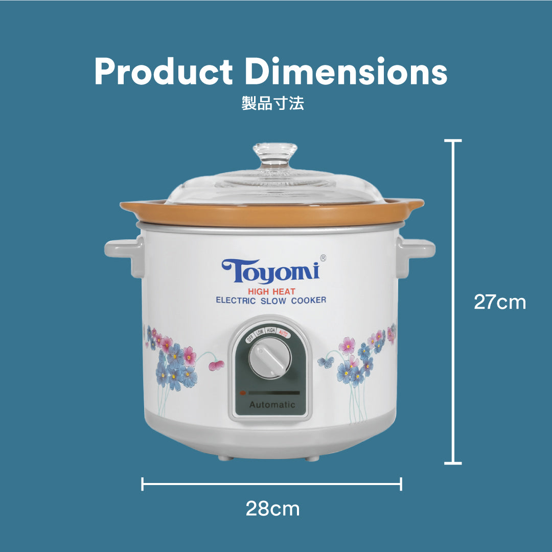 TOYOMI 3.2L High Heat Crockery Pot HH 3500A