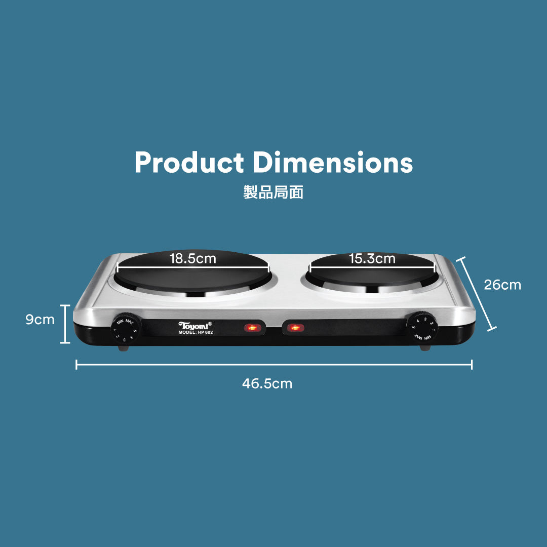 TOYOMI Double Hot Plate HP 602