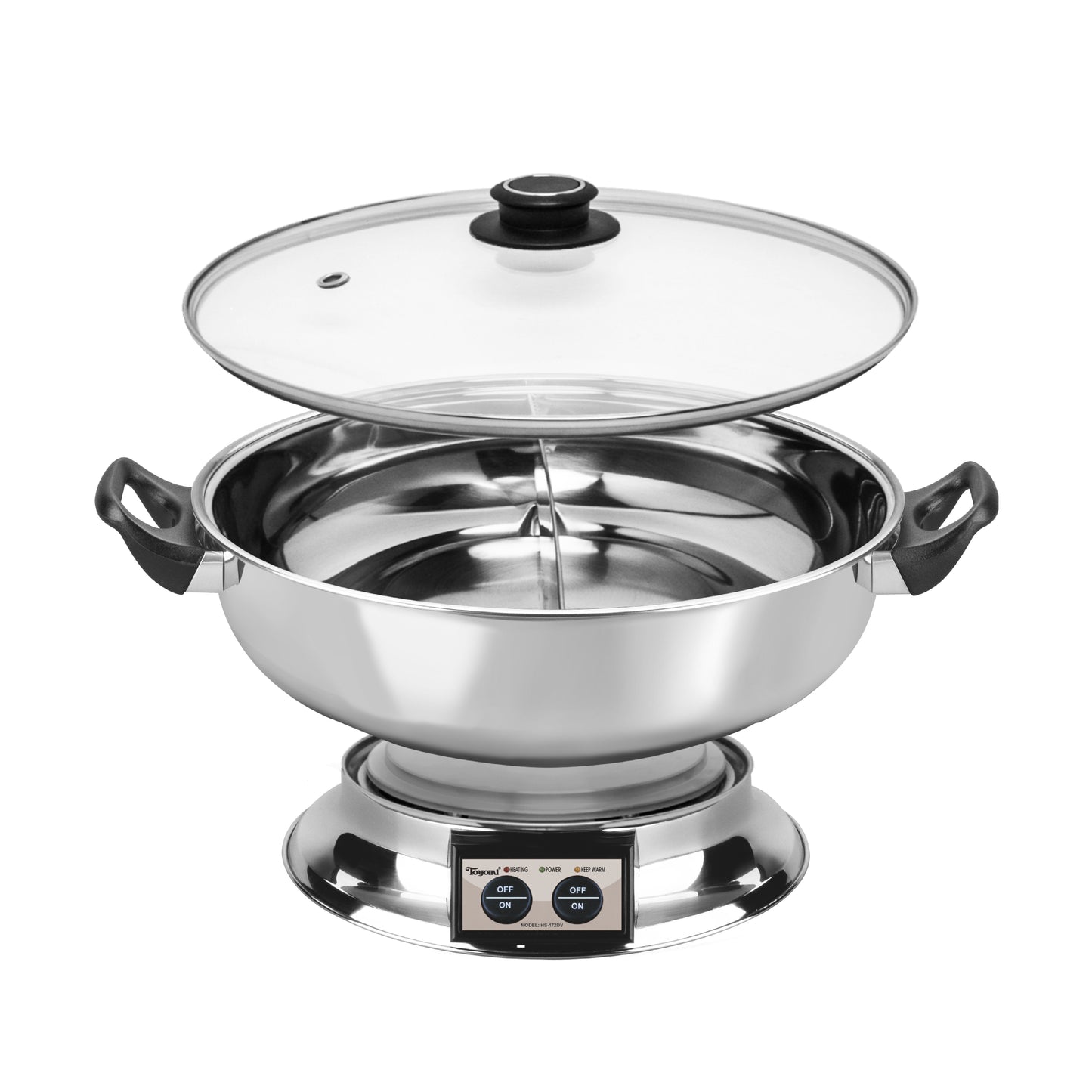 TOYOMI 5.8L Steamboat with Divider HS 172DV