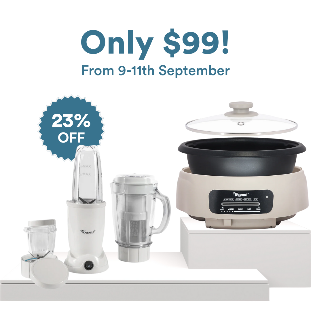 [9.9 SALE] TOYOMI 4.0L 4-in-1 Multi Cooker Steamboat Hot Pot MC 4646 + TOYOMI Blender and Food Processor BL 2926 Bundle