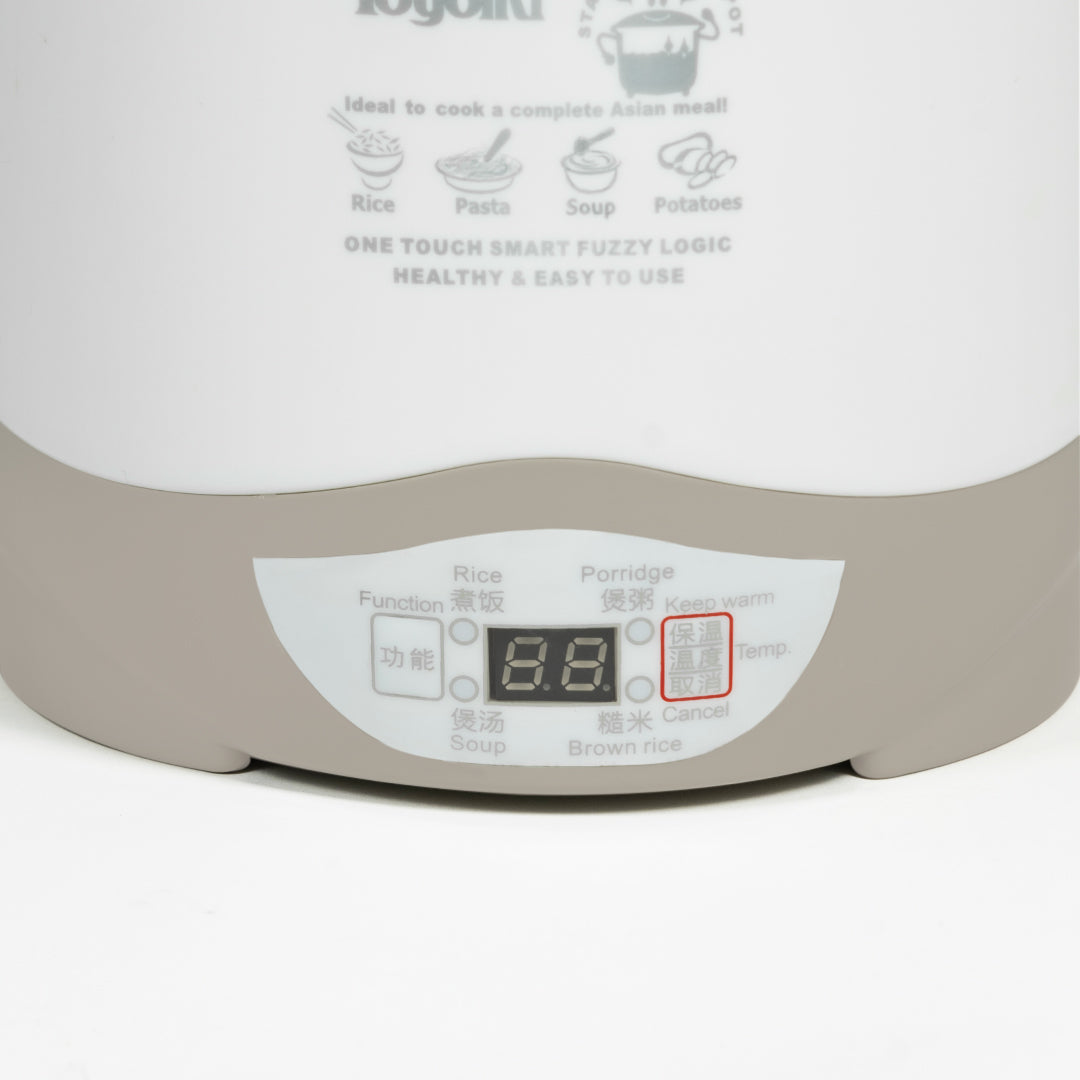 Load image into Gallery viewer, TOYOMI 0.6L Mini Rice Cooker with Stainless Steel Pot RC 616
