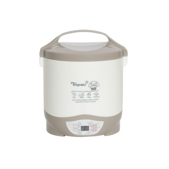 TOYOMI 0.6L Mini Rice Cooker with Stainless Steel Pot RC 616