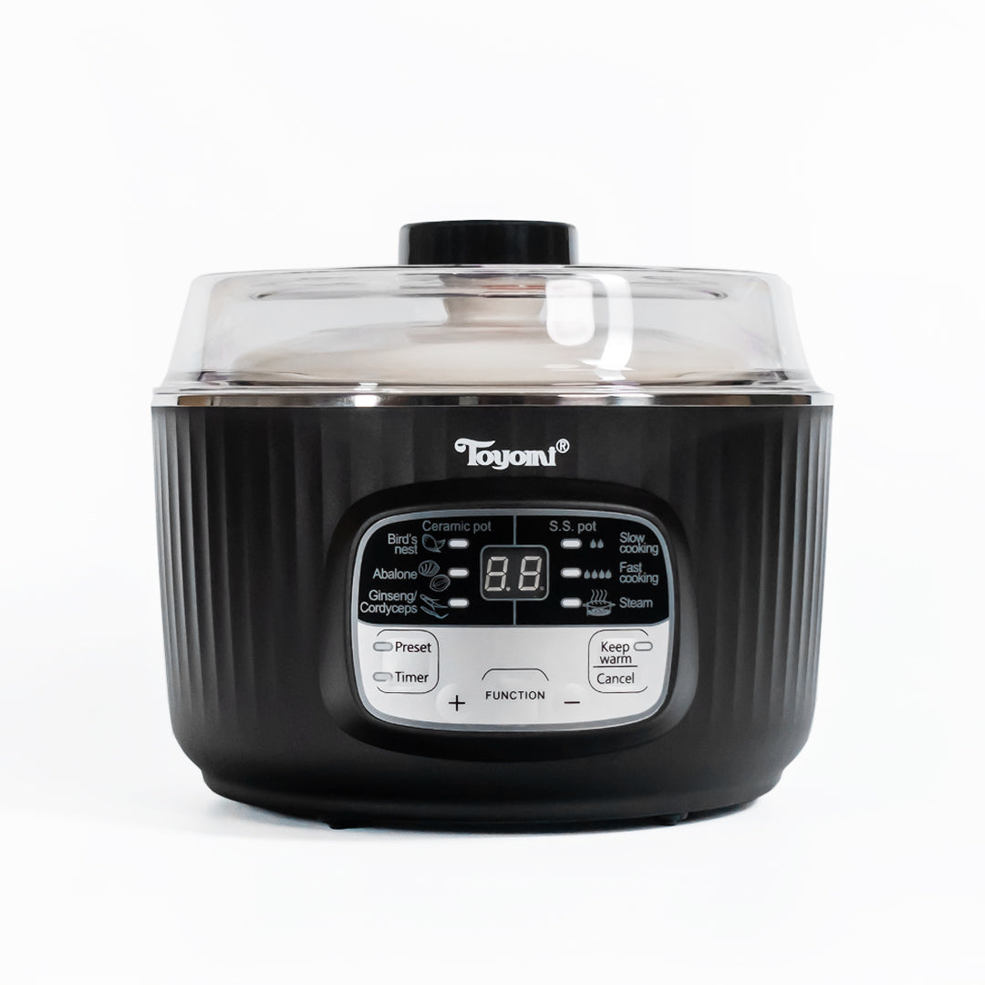 Cooker with Steamer Boiling Water Steamer Hot Pot 220V 1.8L