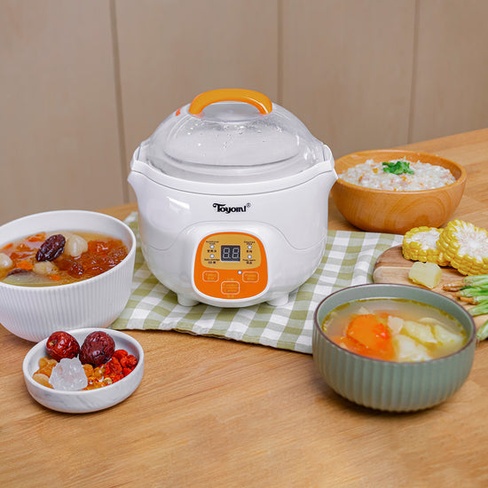 TOYOMI 0.7L Mini Double Boiler Stew Cooker SC 707