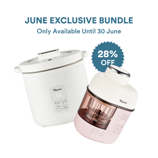 [HOT] TOYOMI All-In-One Baby Food Maker BBF 7003 + 1.0L Mini Ceramic Slow Cooker/Rice Cooker SC 990 Bundle