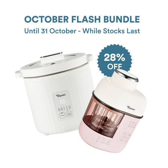 [FLASH] TOYOMI All-In-One Baby Food Maker BBF 7003 + 1.0L Mini Ceramic Slow Cooker/Rice Cooker SC 990 Bundle