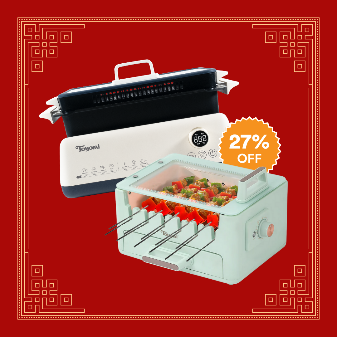 CNY Bundle: Smokeless BBQ Grill, Hot Pot & Skewers (SMC 9988 + BBQS 3000)