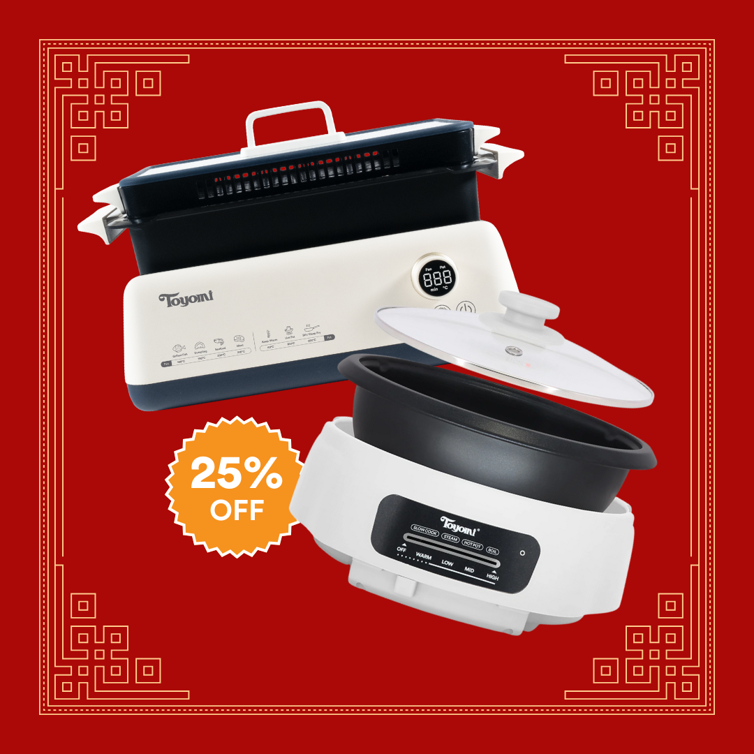 CNY Bundle: Smokeless BBQ Grill & Multi-Cooker Hot Pot (SMC 9988 + MC 4646)
