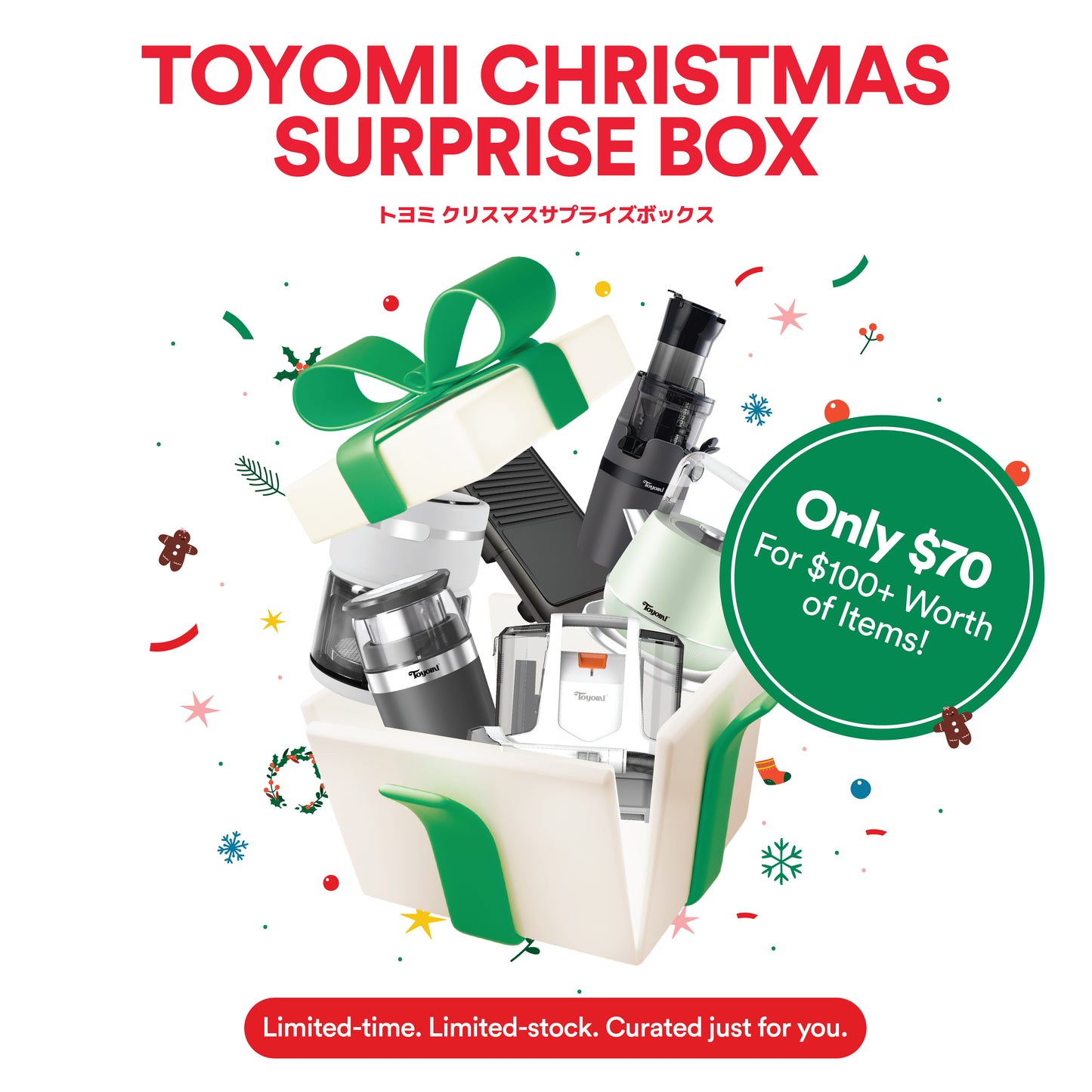 TOYOMI CHRISTMAS SURPRISE BOX (December Only)
