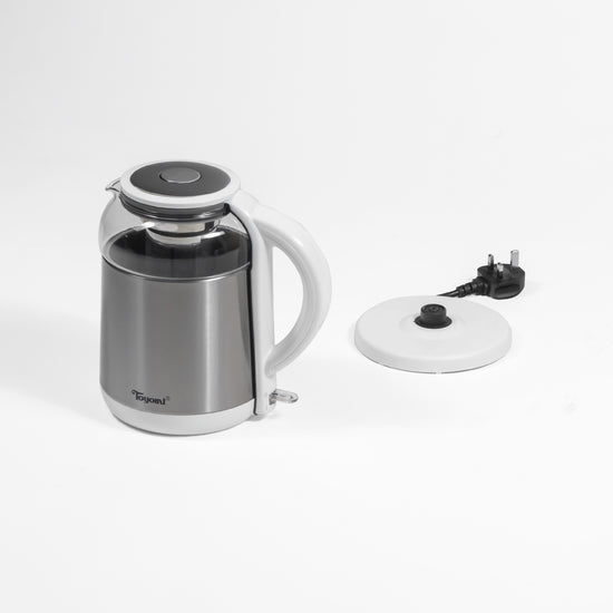 TOYOMI 1.8L Electric Glass Kettle with SS Tea Infuser WK 3362