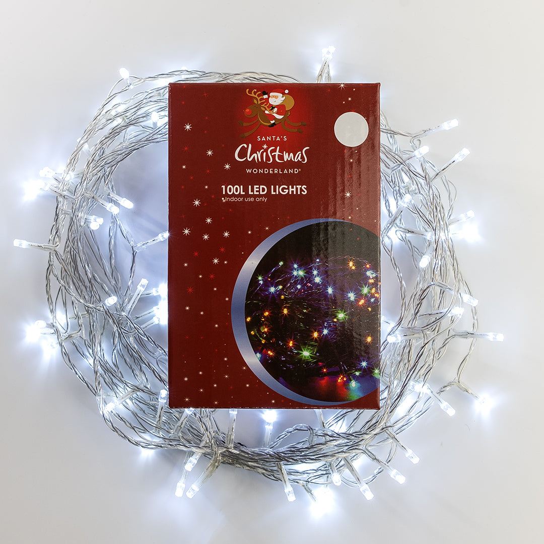 NET LED Clear Wire Chasing Lights - 100 Lights | TOYOMI