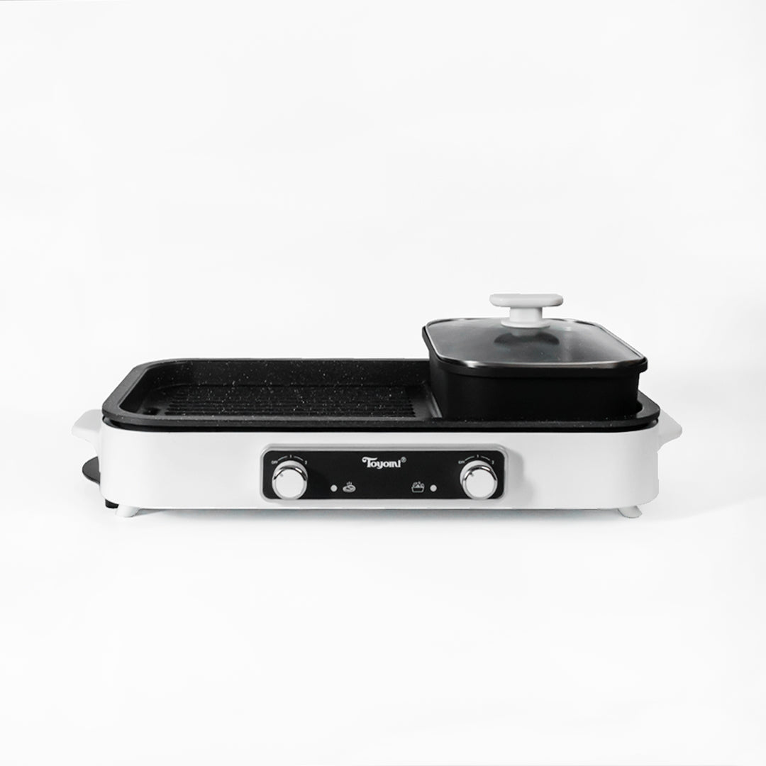 Electric hot shop pot grill