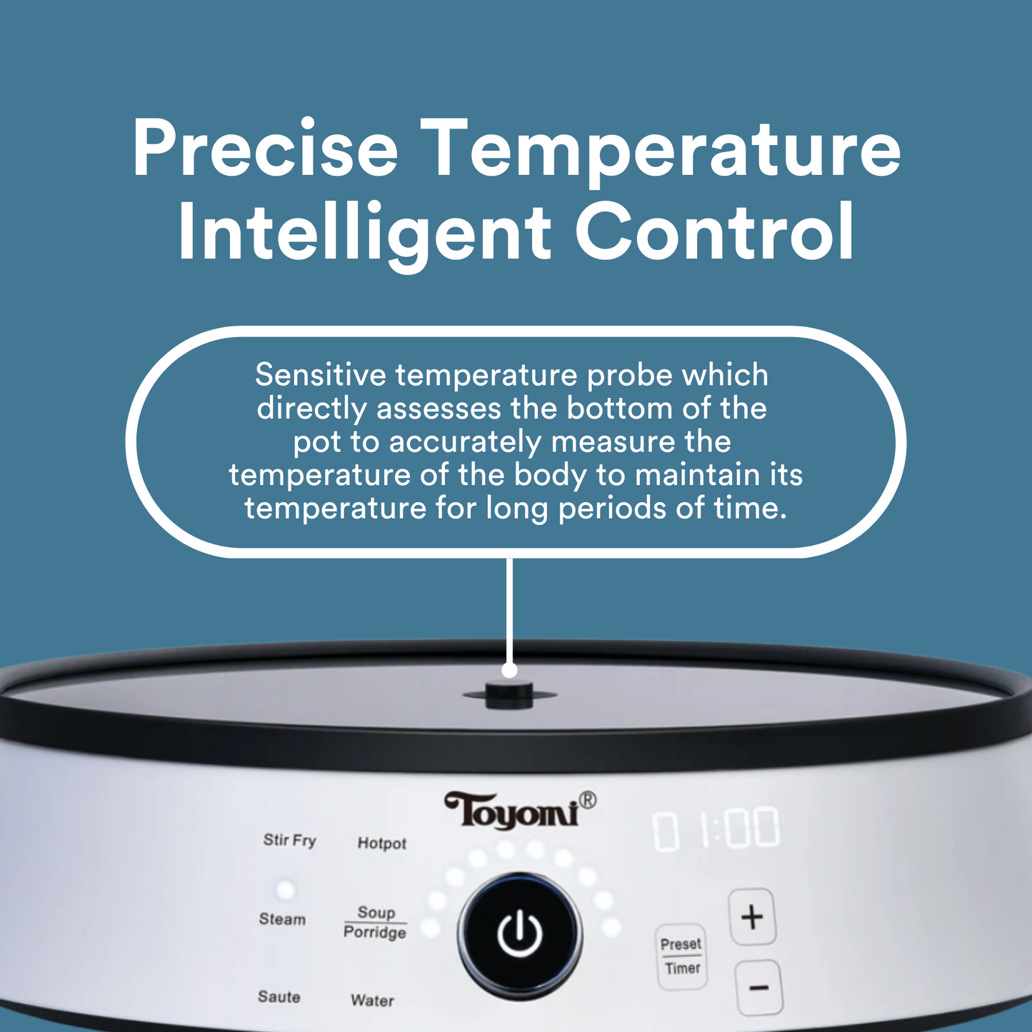 Load image into Gallery viewer, TOYOMI Precise Temperature Intelligent Control Induction Cooker IH 03J02 - TOYOMI
