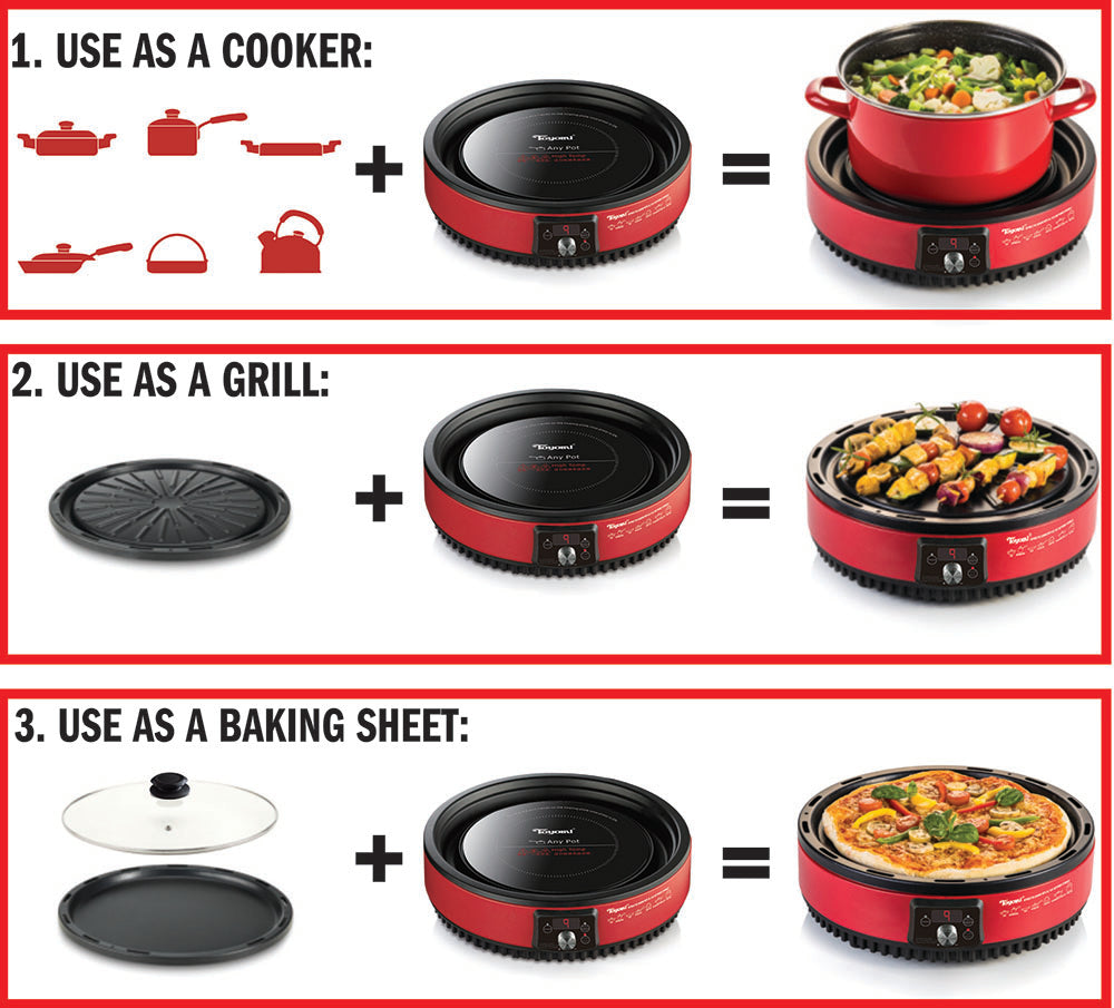 TOYOMI Digital Infrared Cooker with Grill IC 9232 - TOYOMI