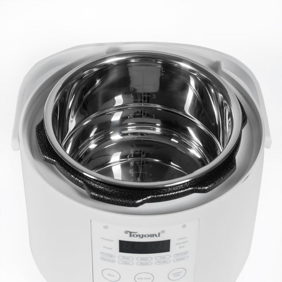 Load image into Gallery viewer, TOYOMI 2L Micro-com Pressure Cooker &amp;amp; Rice Cooker with Duo Pot PC 2001 - TOYOMI
