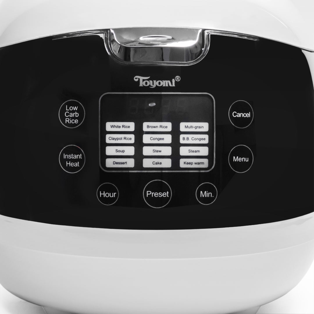 TOYOMI 1L SmartDiet Rice Cooker with Stainless Steel & Low Carb Rice Pot RC 5301LC - TOYOMI