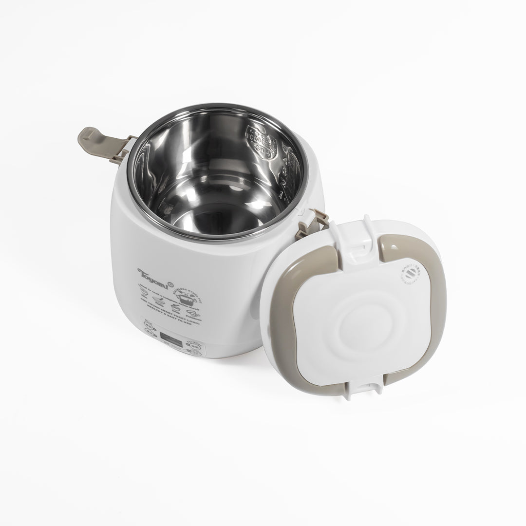 TOYOMI 0.6L Mini Rice Cooker with Duo Pot RC 818 - TOYOMI
