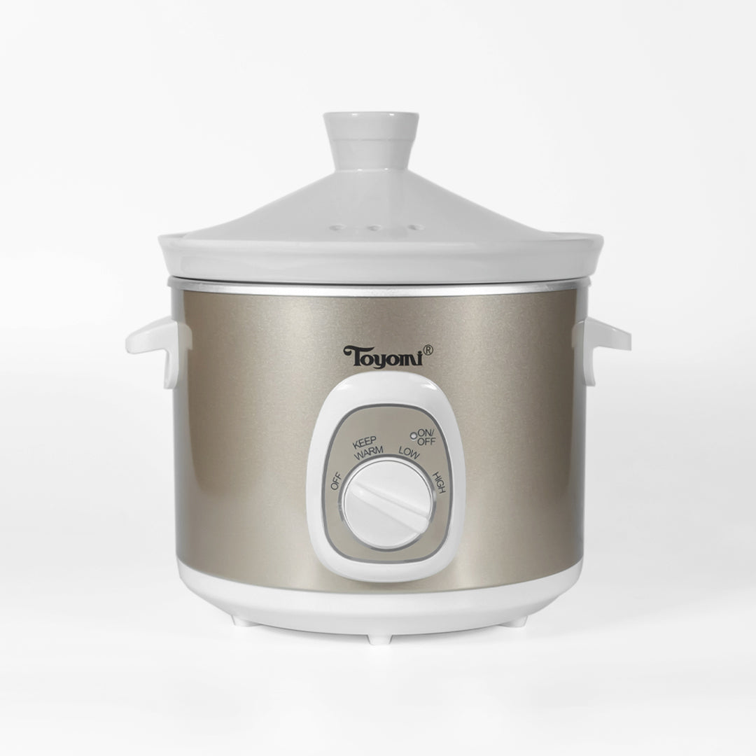 TOYOMI 0.6L Mini Rice Cooker with Duo Pot RC 818