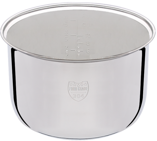 Toyomi 0.8L Electric Rice Cooker & Warmer with Stainless Steel Inner Pot RC 801SS - TOYOMI