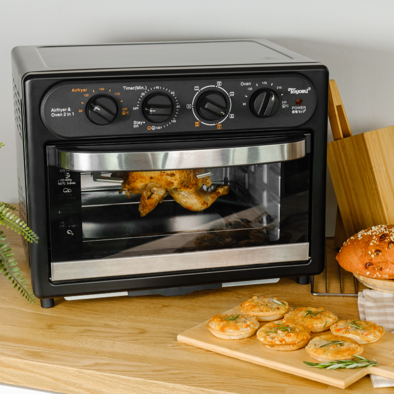 TOYOMI 25L Airfryer and Oven with Rotisserie AFO 2525RC - TOYOMI